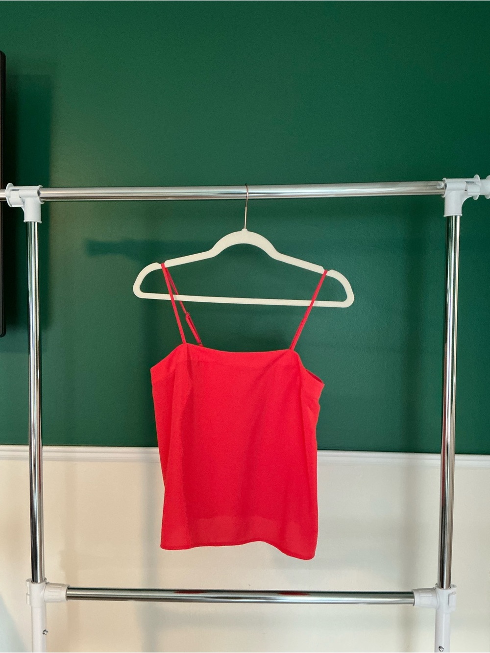 bp Bright Red Spaghetti Strap Cami Tank Top
